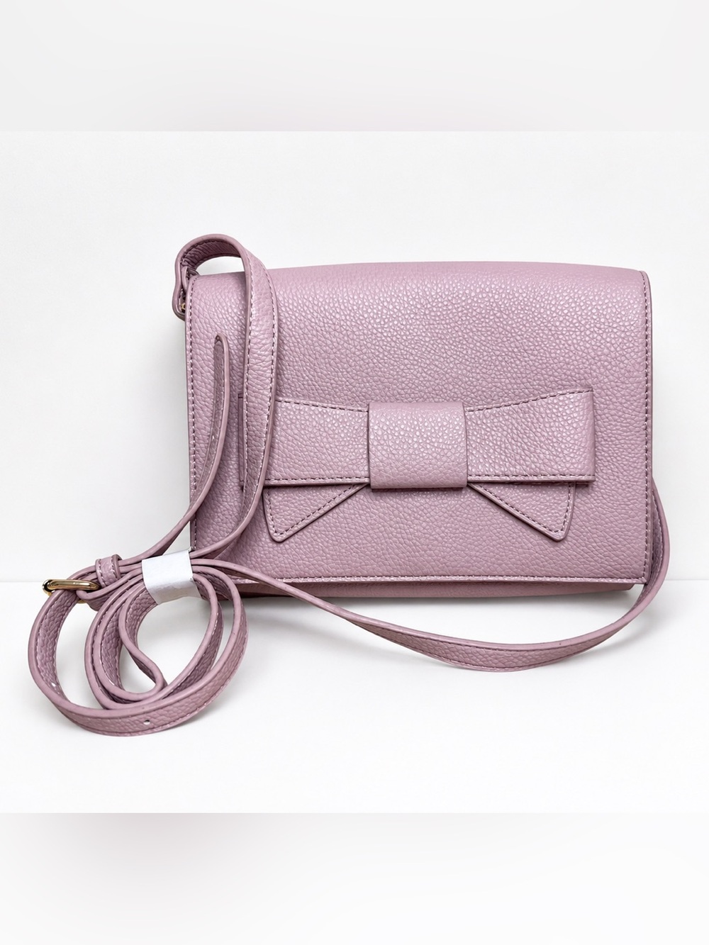 Charming Charlie Light Pink Bow Crossbody NWT $32
